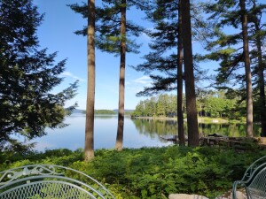 A lake in Maine where I attended a wedding. 